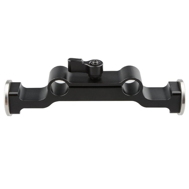 CAMVATE 15 Rod Clamp with Rosette Standard Accessory(M6,31.8mm) for Camera Rig Support Railblock Systems (Black) - 1466 - Image 1